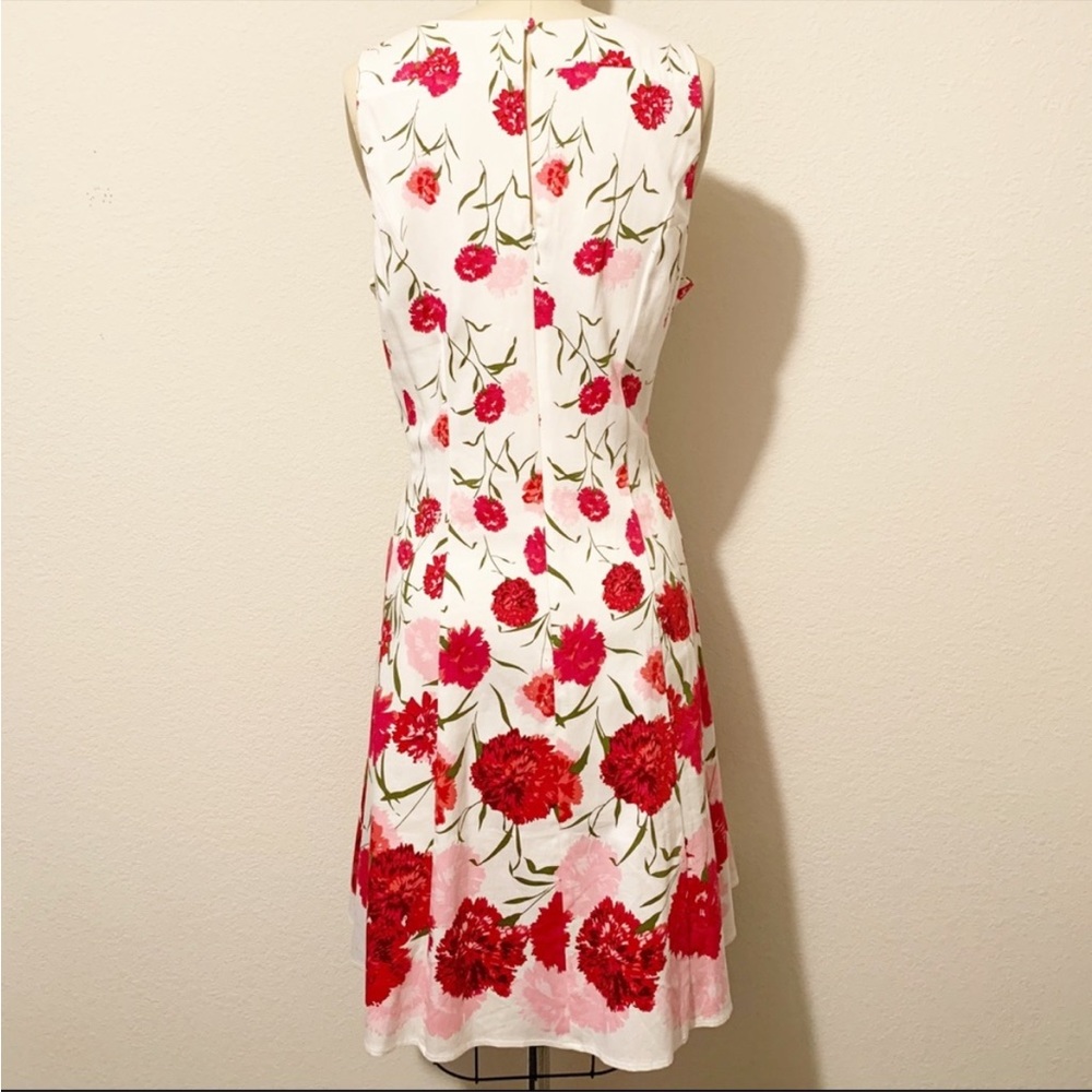 🌸Maggy London V-neck Fit & Flare Sleeveless Cotton Dress🌸NWT~4